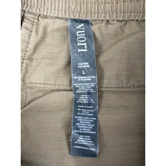 Vuori Ripstop Climbing Pants Men’s Large Khaki Stretch Slim Fit Hiking Outdoor - Picture 7 of 12
